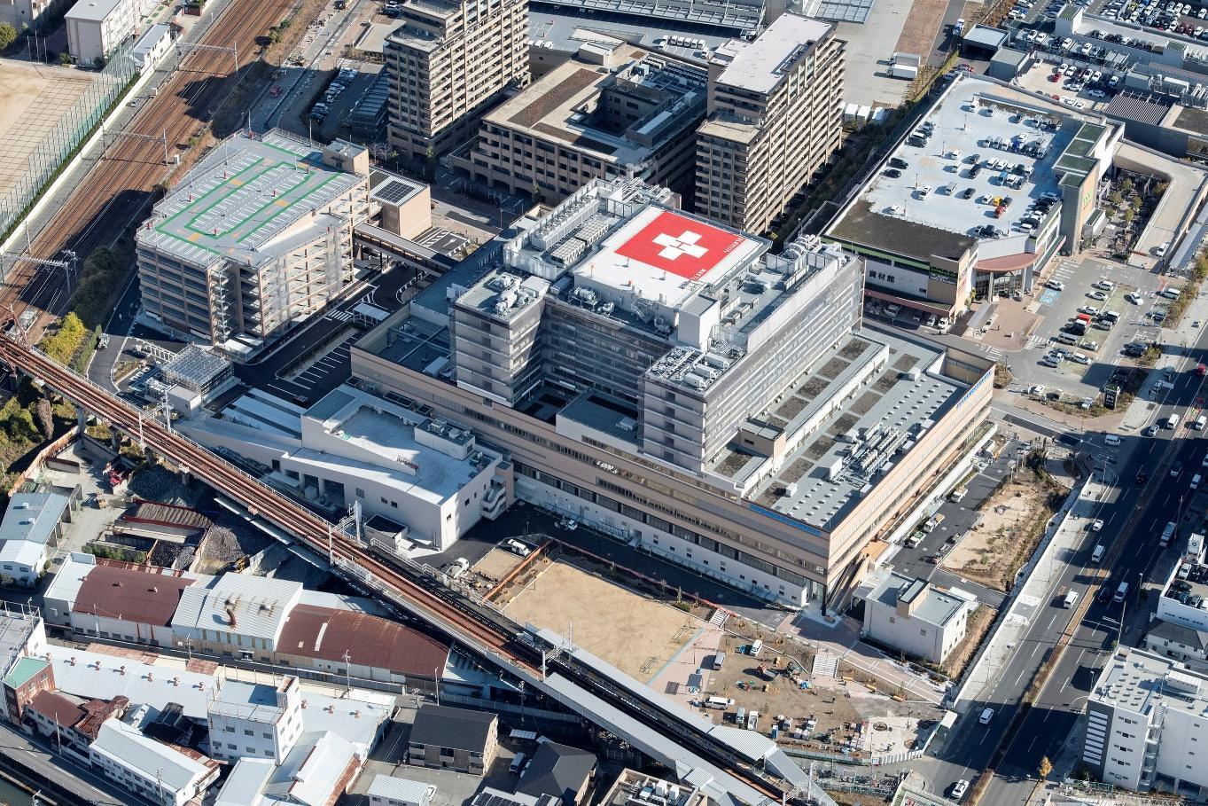 統合新病院の航空写真_2025年12月